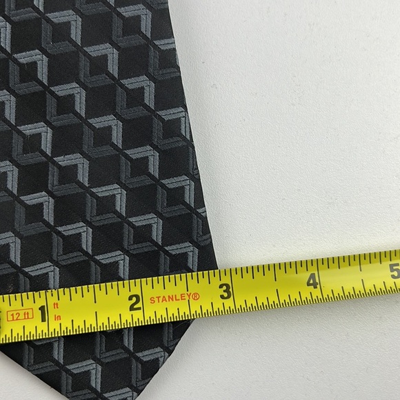 Boy's Caryzmsa black & silver zipper tie - Picture 5 of 6